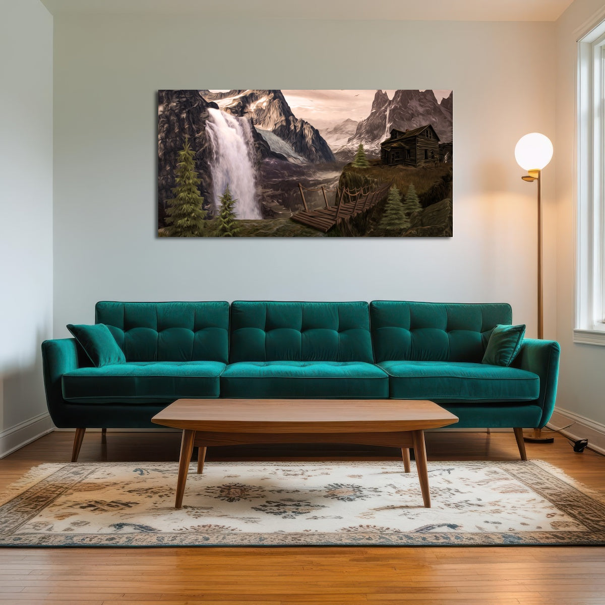 AUTO-MOCKUP ROOM | Cabin on a Cliff