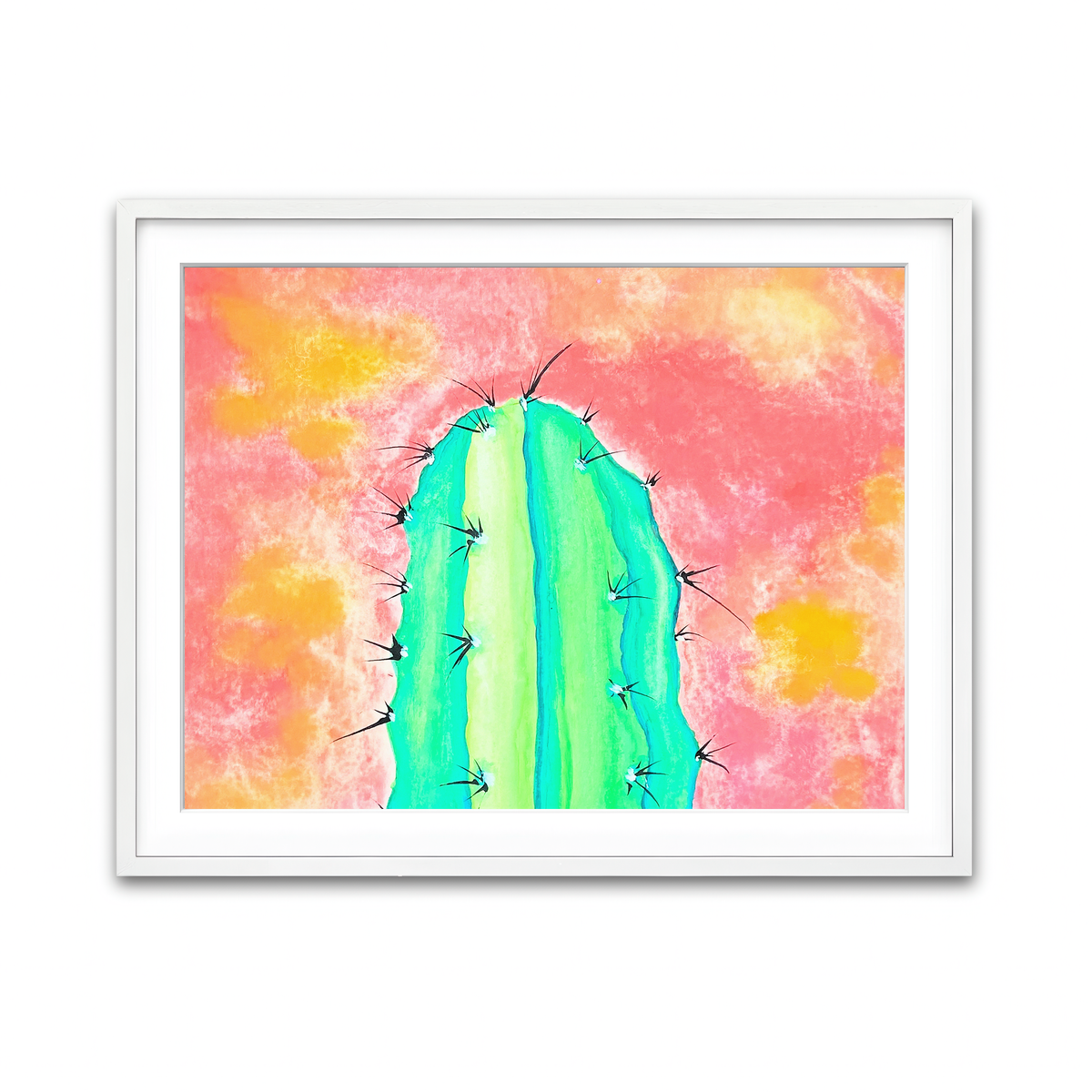 Framed Print 4x3 White