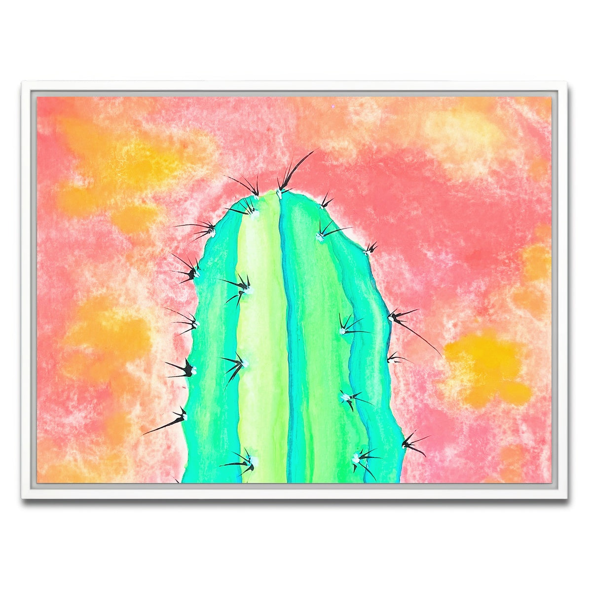 AUTO-MOCKUP WHITE | Cactus | 1 Piece | White Framed Canvas | group=4x3
