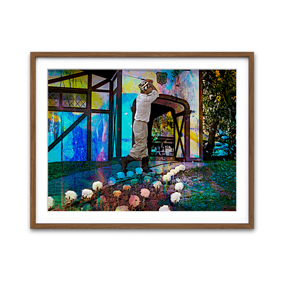 Framed Print 4x3 Walnut