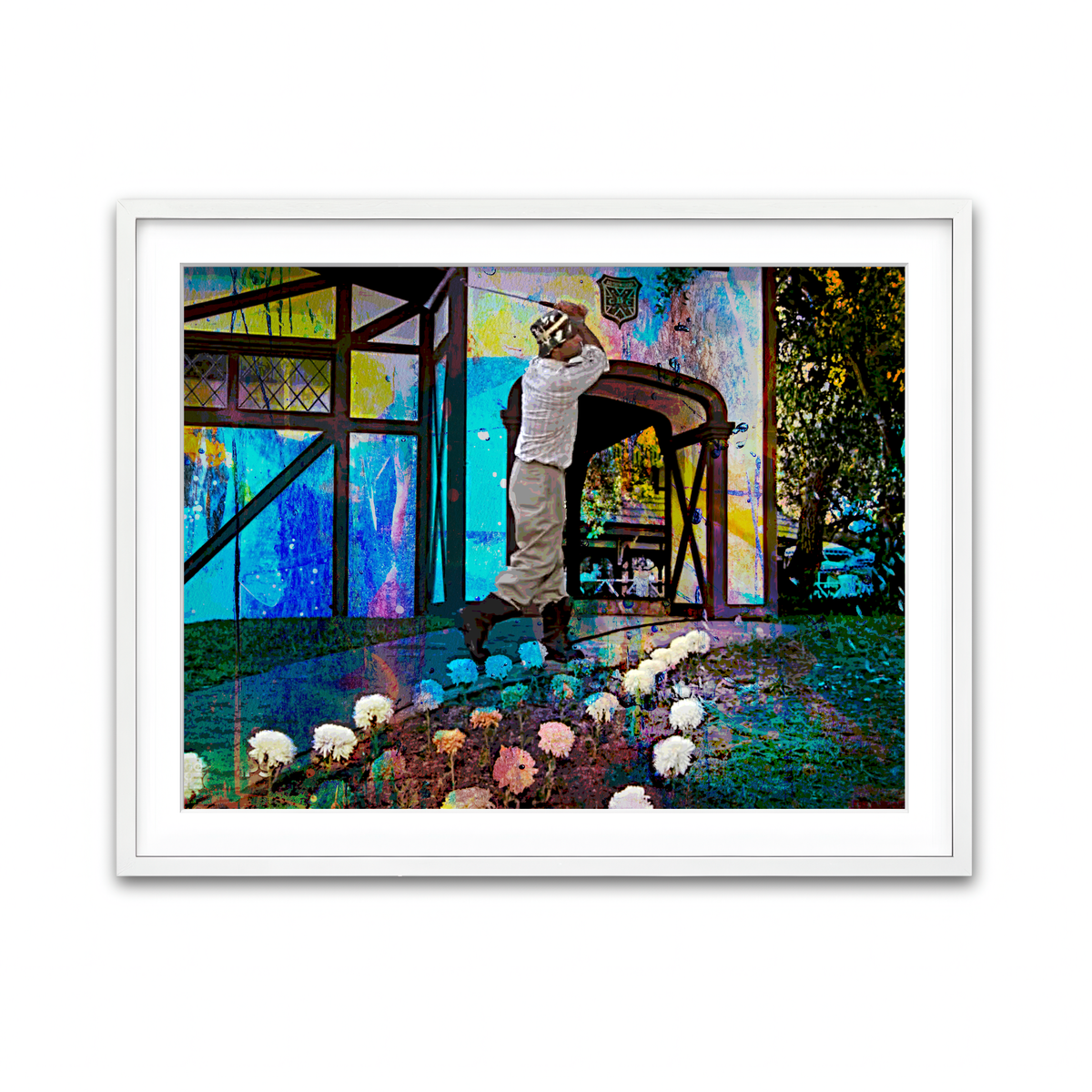 Framed Print 4x3 White