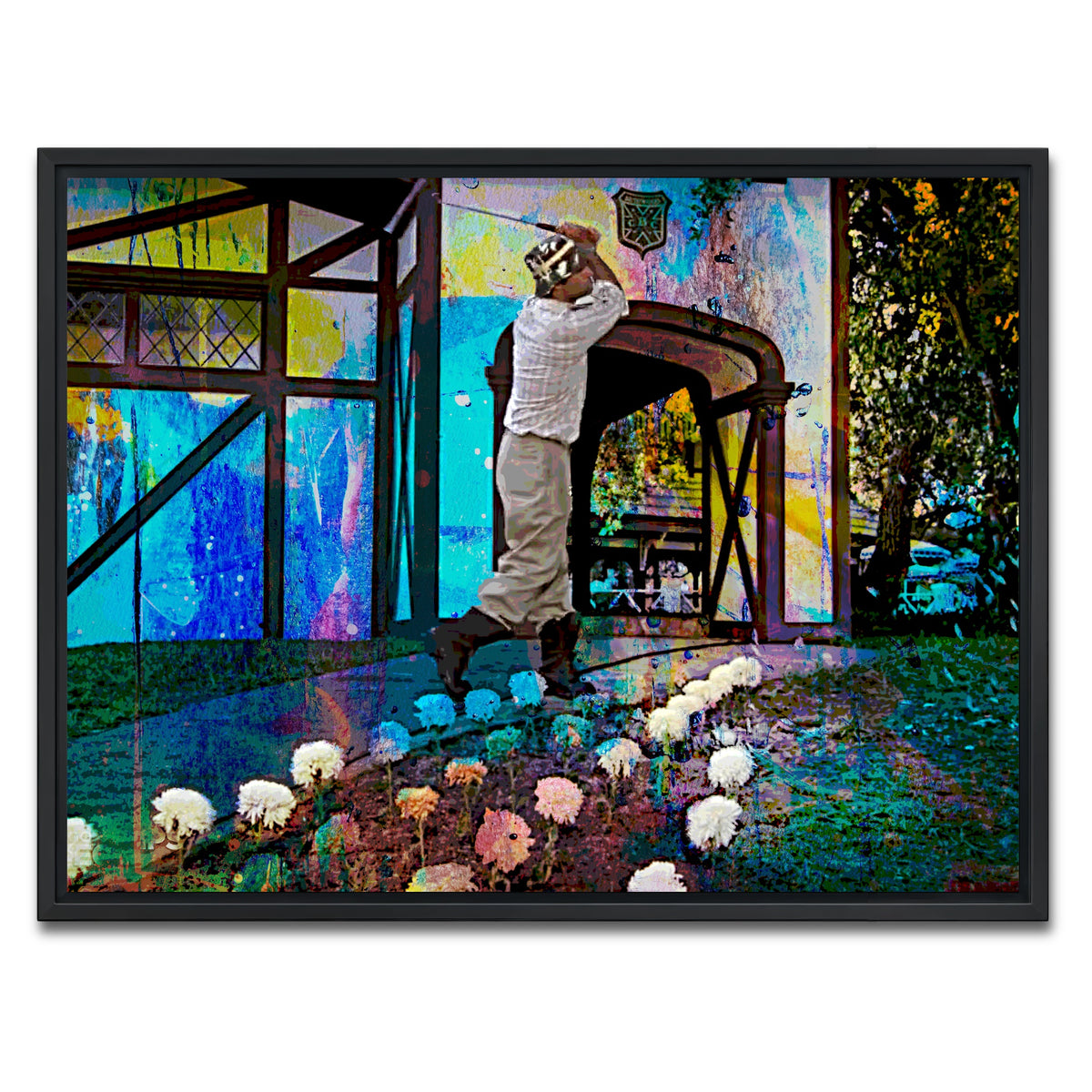 AUTO-MOCKUP WHITE | Caddyshack Cinderella Story | 1 Piece | Black Framed Canvas | group=4x3