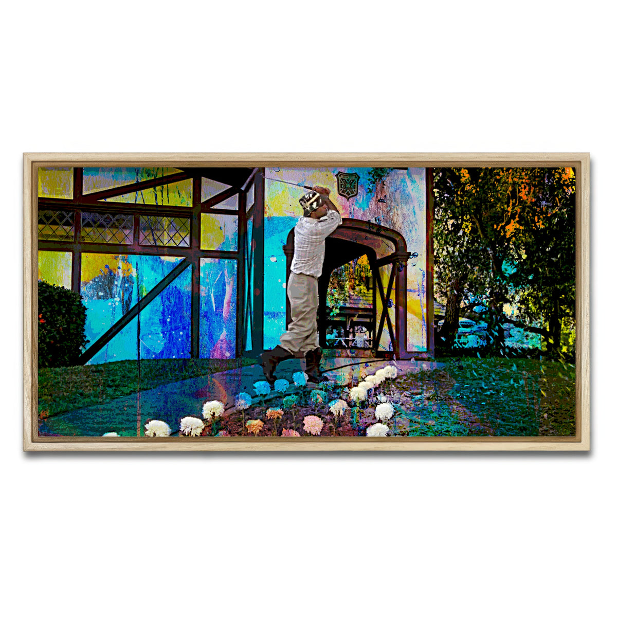 AUTO-MOCKUP WHITE | Caddyshack Cinderella Story | 1 Piece | Natural Framed Canvas | group=2x1