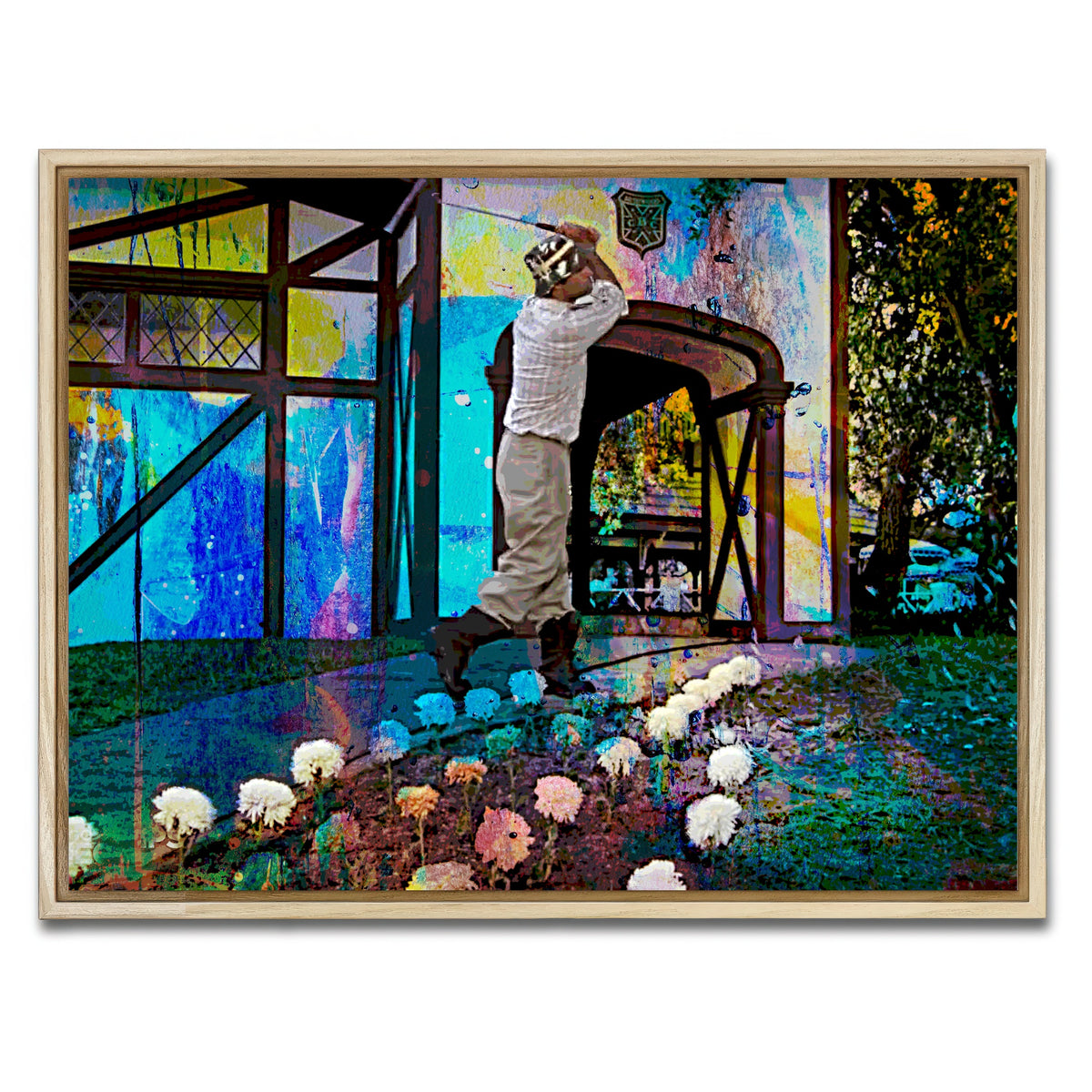 AUTO-MOCKUP WHITE | Caddyshack Cinderella Story | 1 Piece | Natural Framed Canvas | group=4x3