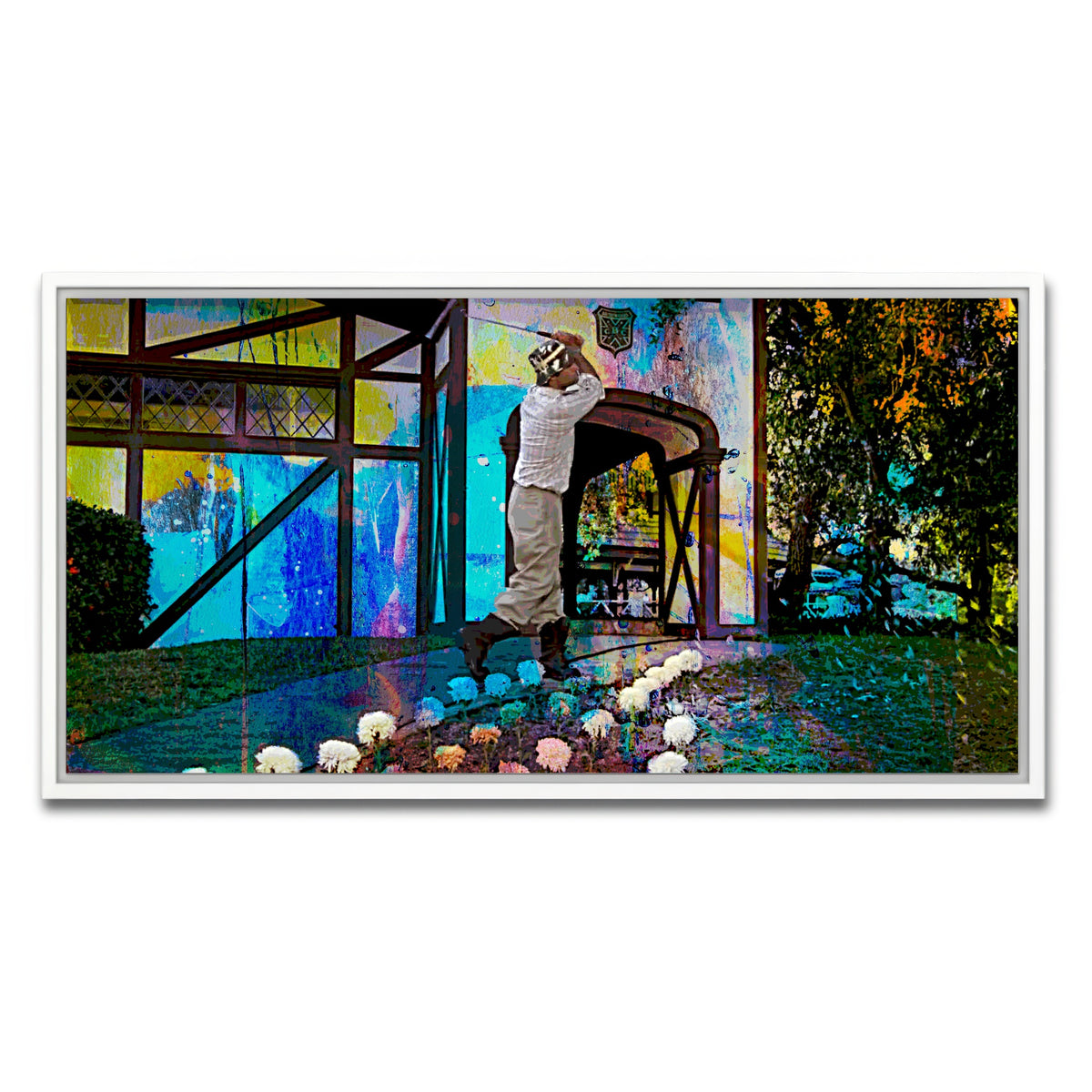 AUTO-MOCKUP WHITE | Caddyshack Cinderella Story | 1 Piece | White Framed Canvas | group=2x1