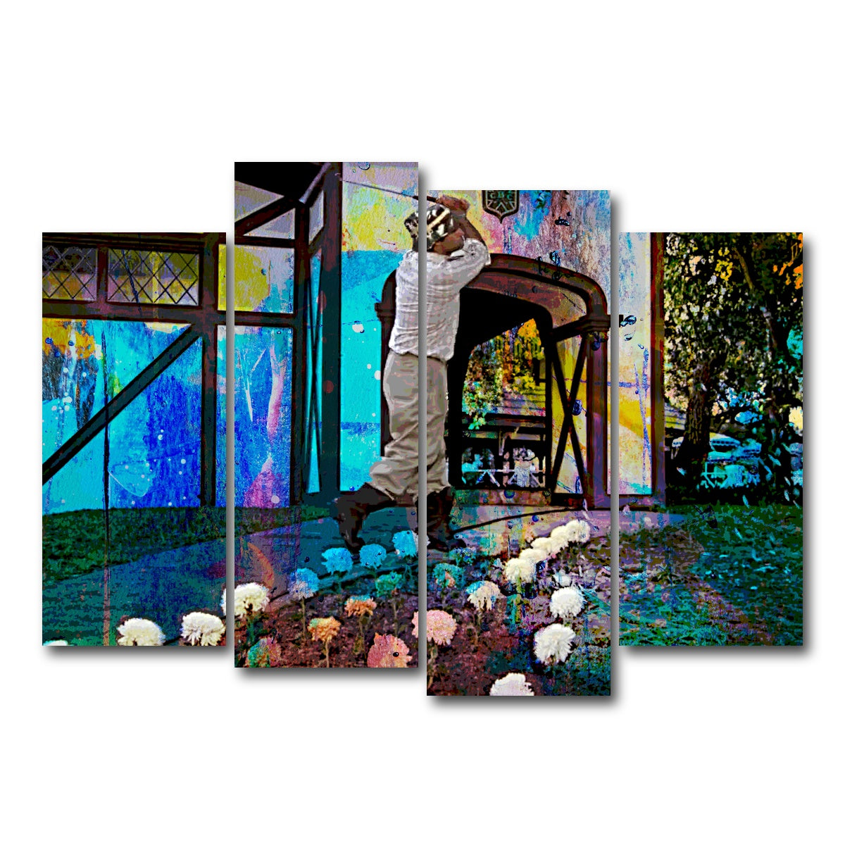 AUTO-MOCKUP WHITE | Caddyshack Cinderella Story | 4 Piece | Gallery Wrap Canvas | group=4_normal