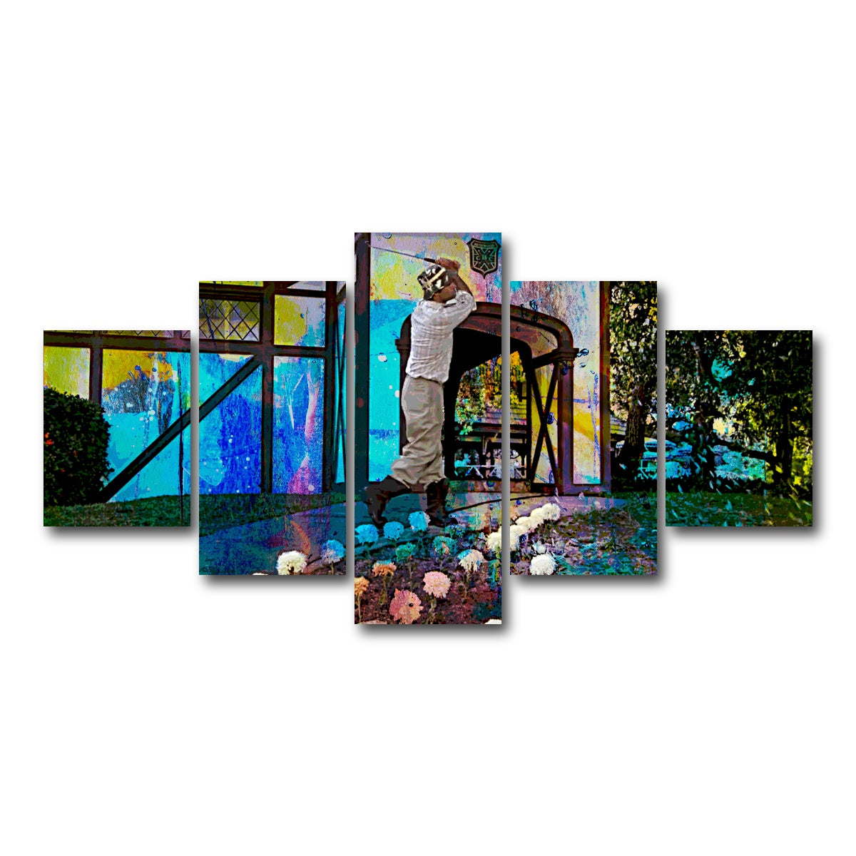 AUTO-MOCKUP WHITE | Caddyshack Cinderella Story | 5 Piece | Gallery Wrap Canvas | group=5_short