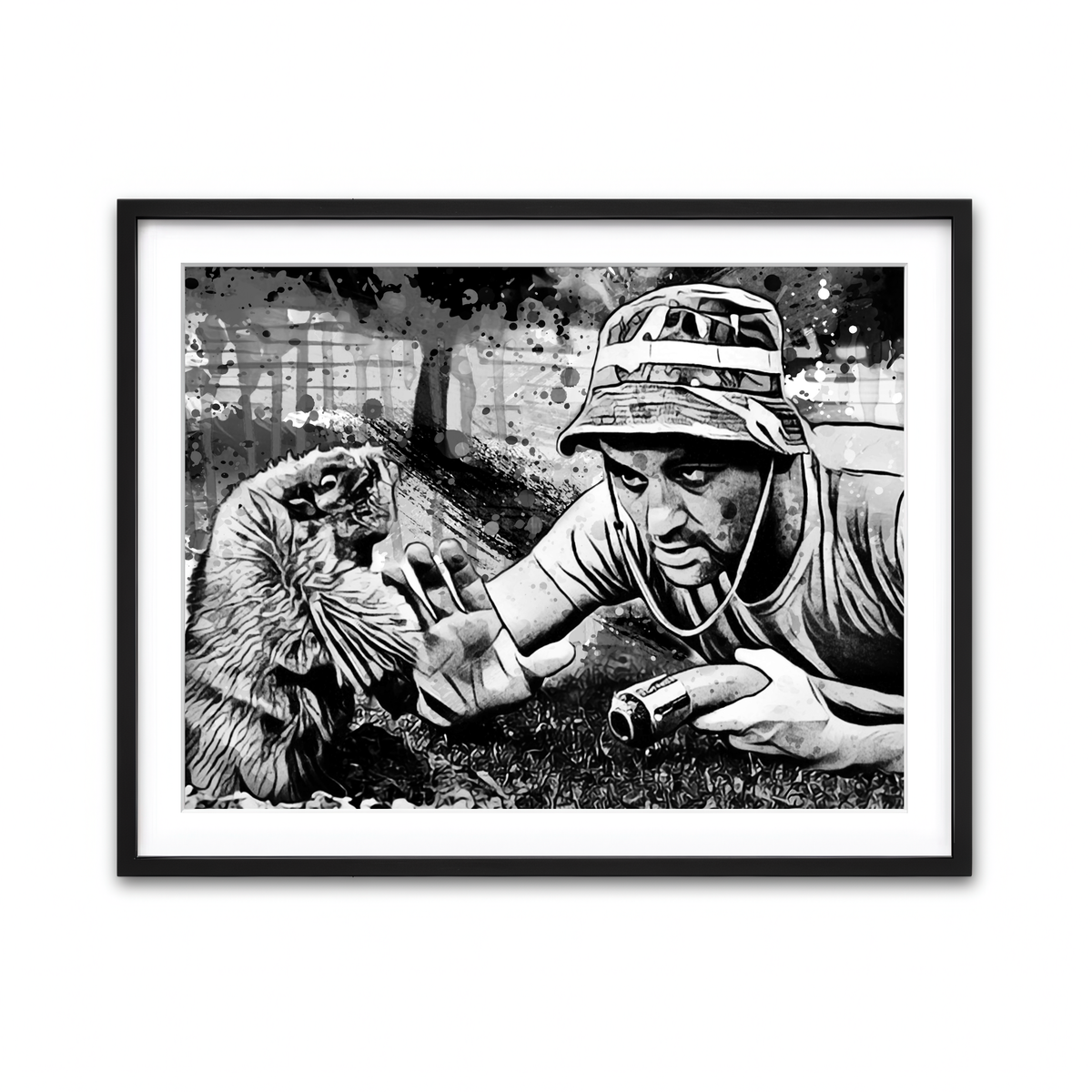 Framed Print 4x3 Black