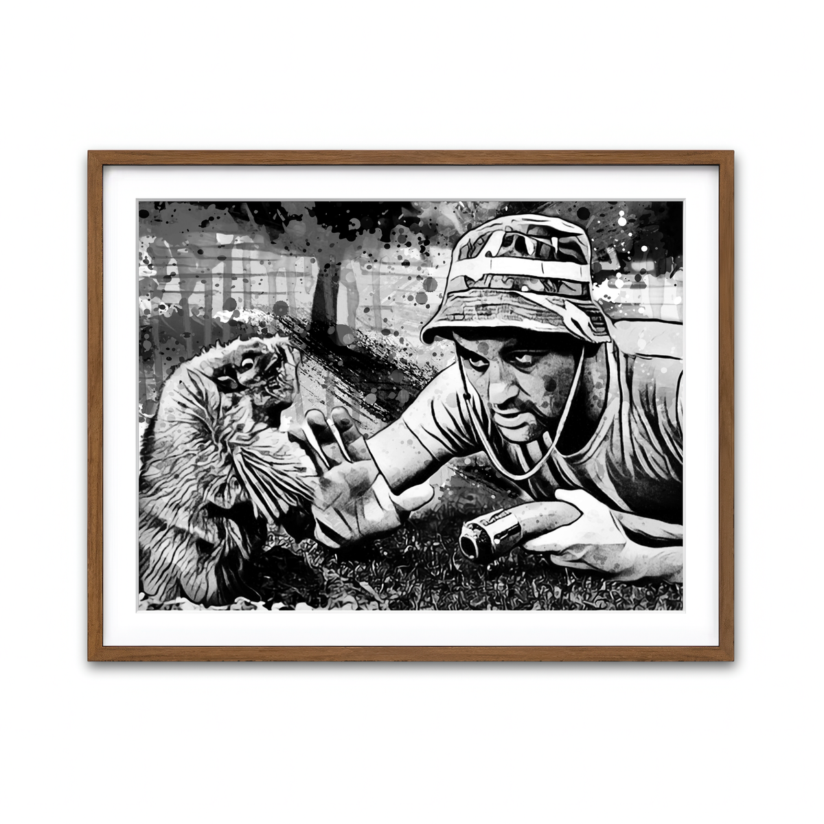 Framed Print 4x3 Walnut