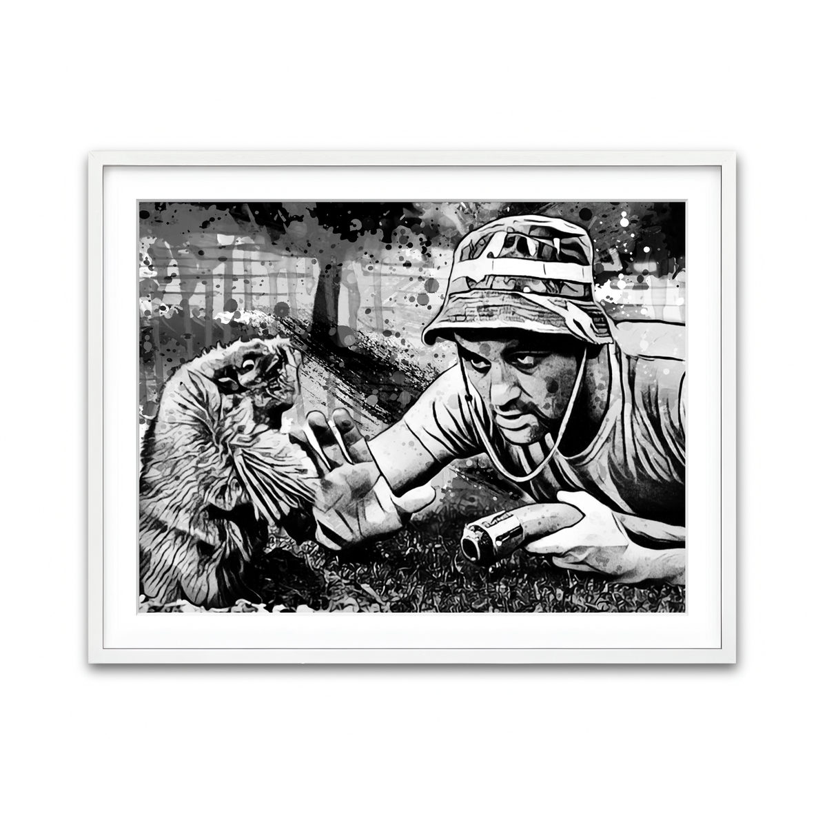 Framed Print 4x3 White