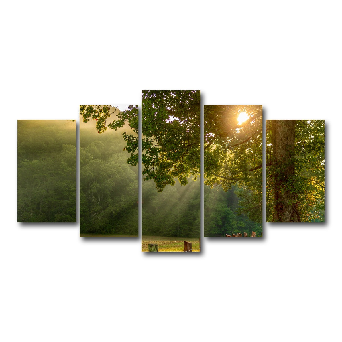 AUTO-MOCKUP WHITE | Cades Cove | 5 Piece | Gallery Wrap Canvas | group=5_normal