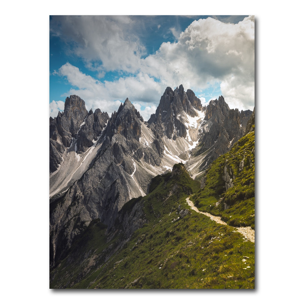 AUTO-MOCKUP WHITE | Cadini di Misurina III | 1 Piece | Gallery Wrap Canvas | group=3x4