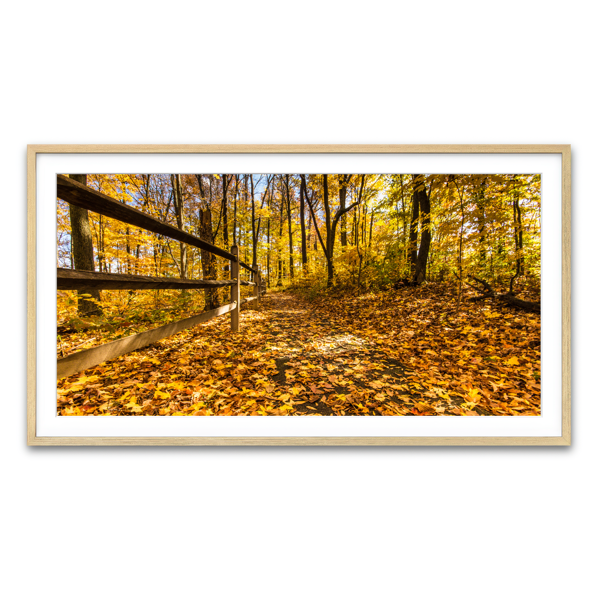 Framed Print 2x1 Natural