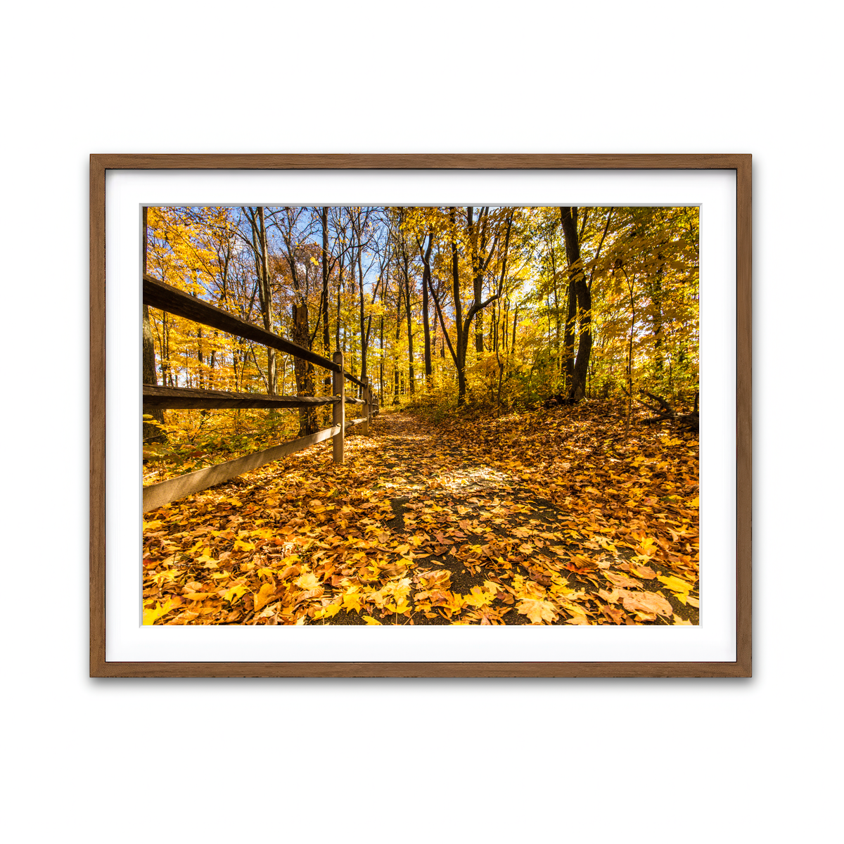 Framed Print 4x3 Walnut