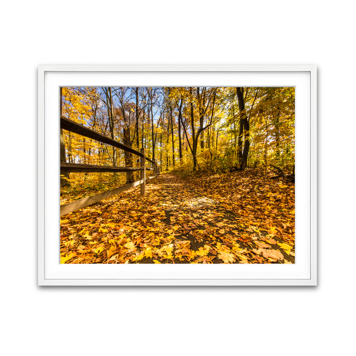Framed Print 4x3 White