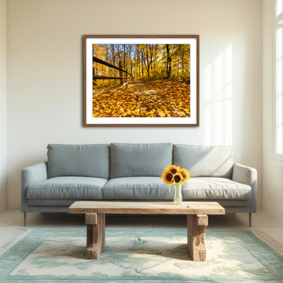 AUTO-MOCKUP ROOM | Caesar Creek State Park Fall Foliage Wall Art