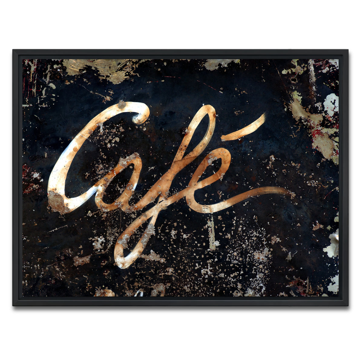 AUTO-MOCKUP WHITE | Cafe | 1 Piece | Black Framed Canvas | group=4x3
