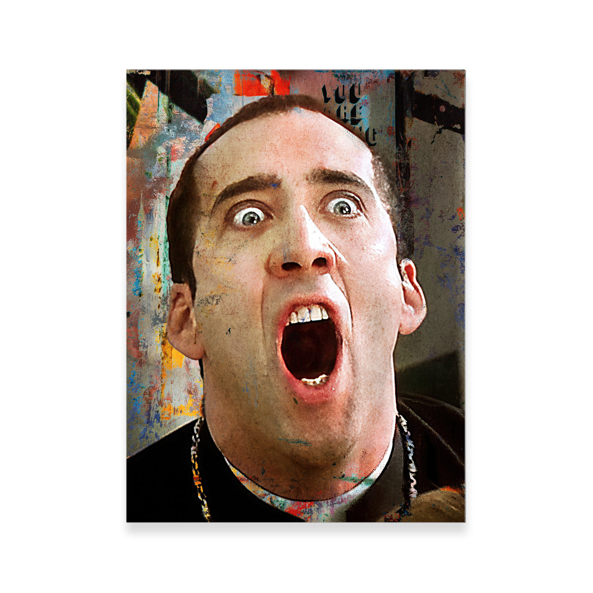 Cage Face/Off Wall Art