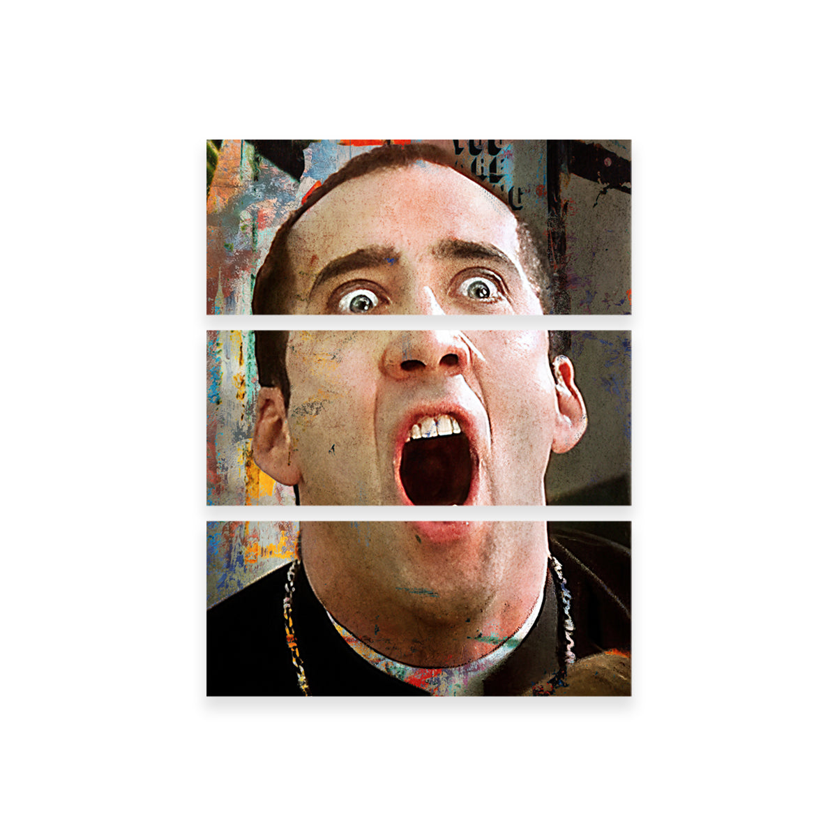 Cage Face/Off Wall Art