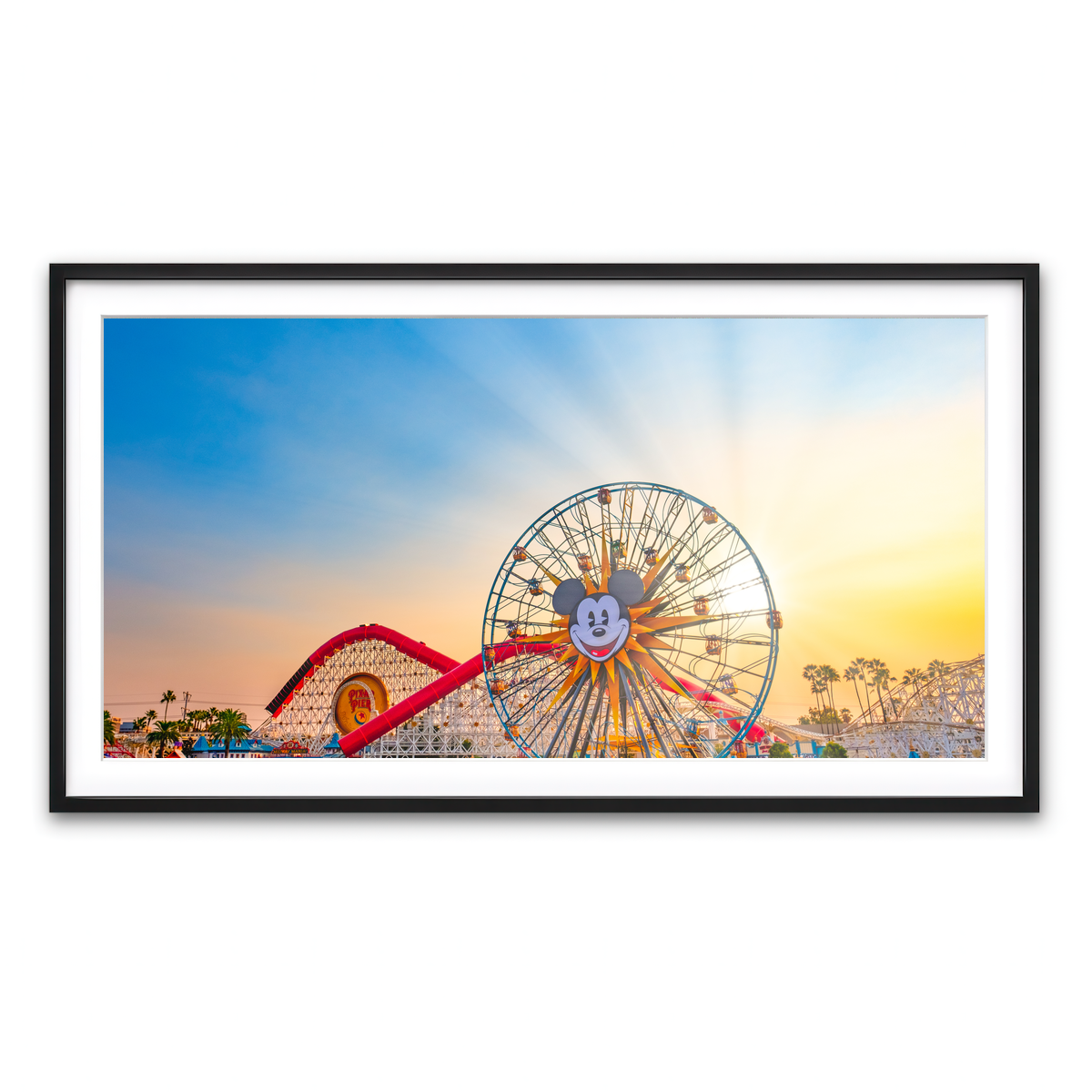Framed Print 2x1 Black