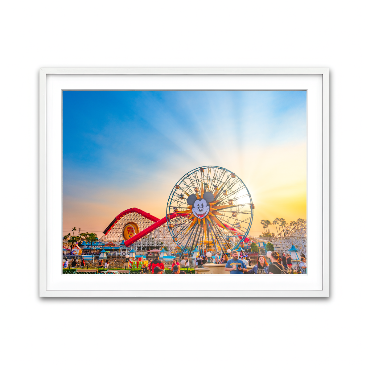 Framed Print 4x3 White