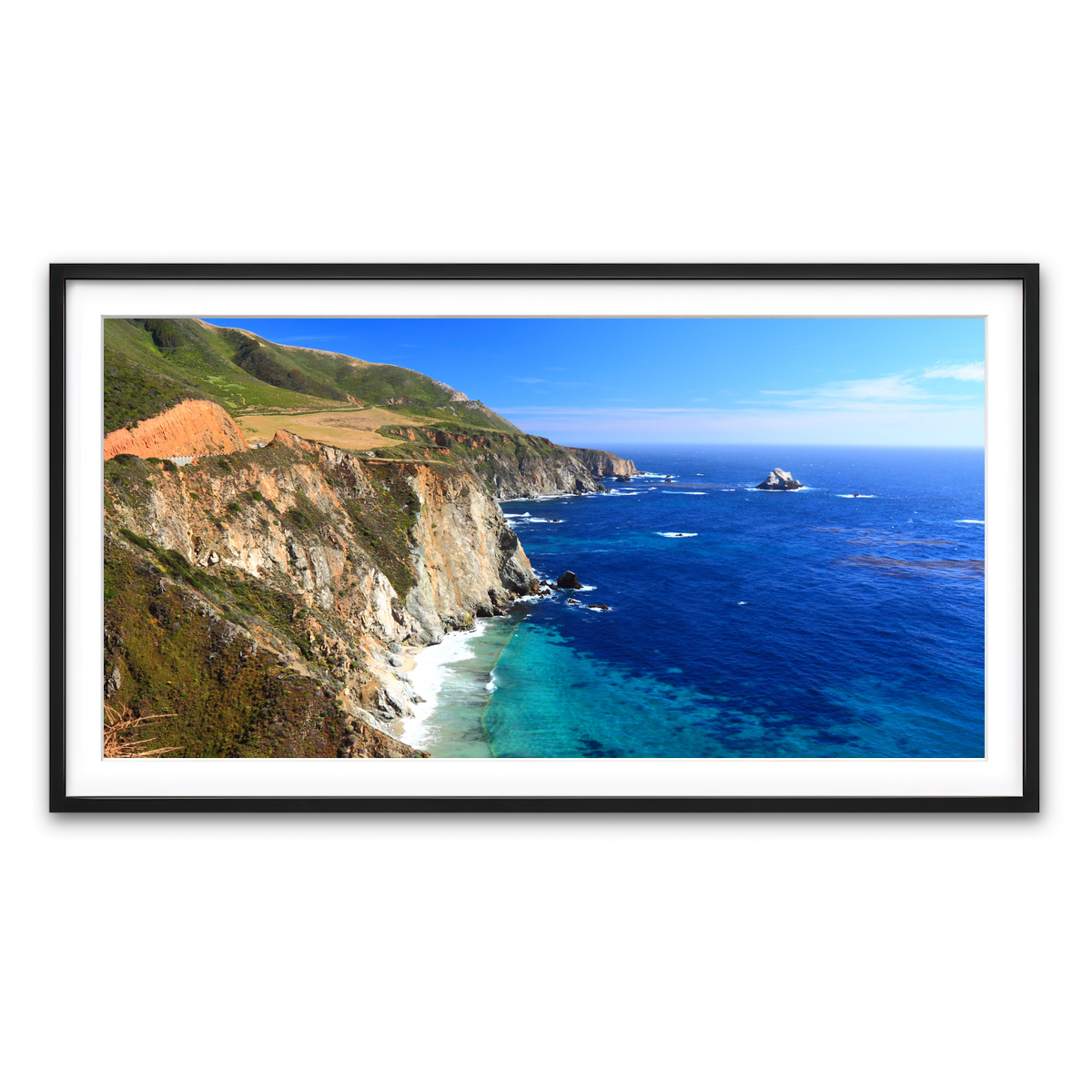Framed Print 2x1 Black