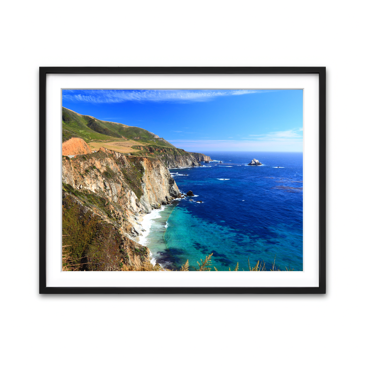 Framed Print 4x3 Black