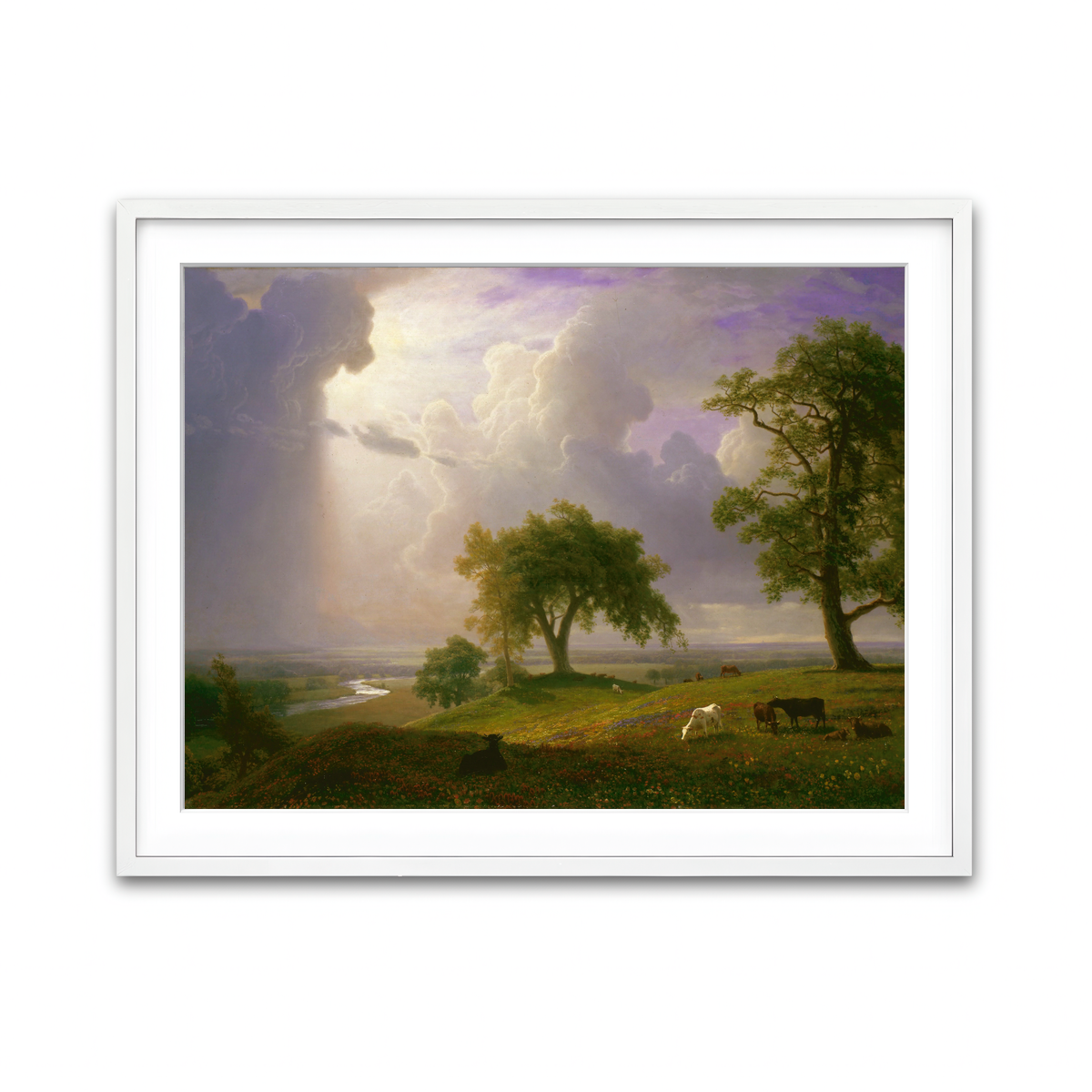 Framed Print 4x3 White