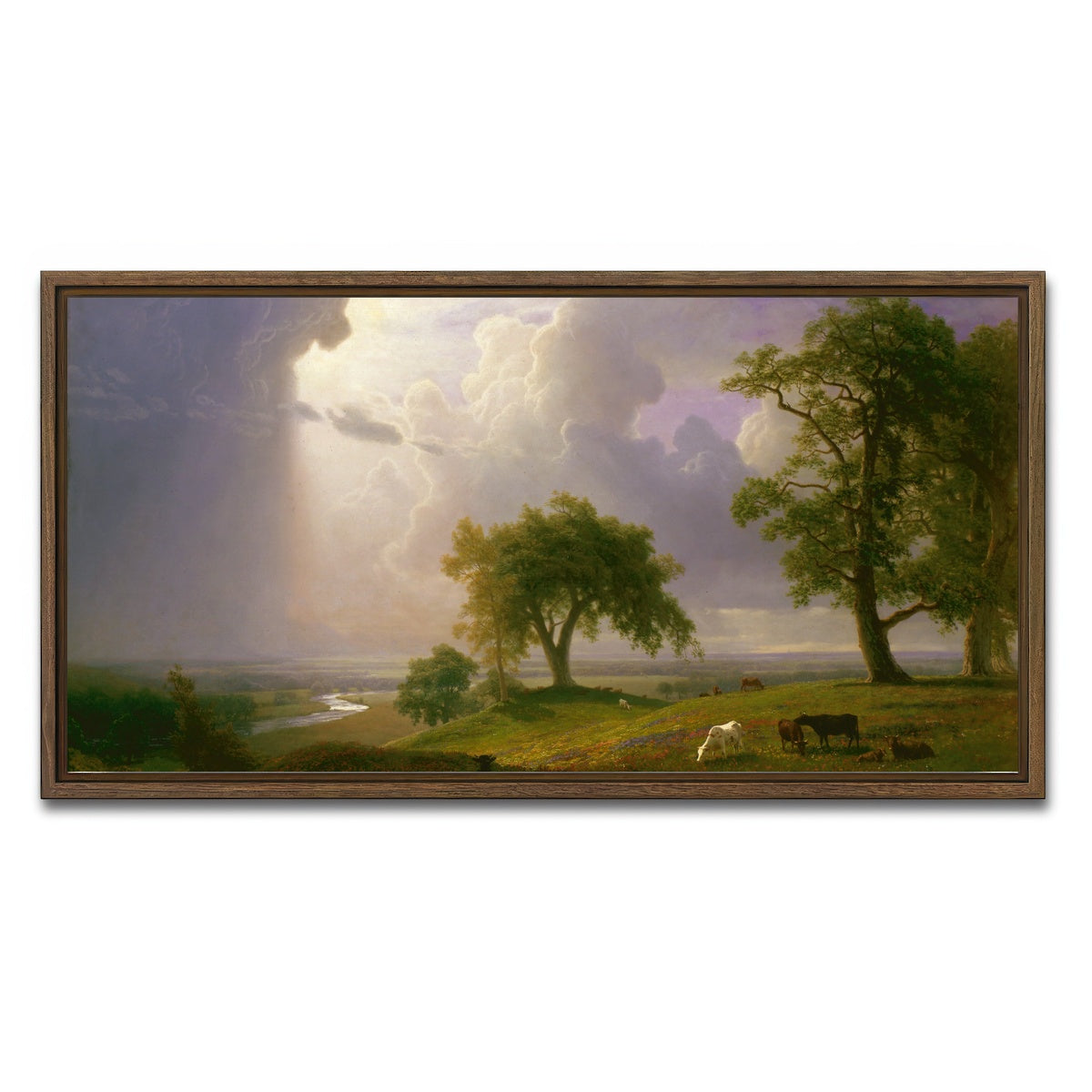 AUTO-MOCKUP WHITE | California Spring | 1 Piece | Walnut Framed Canvas | group=2x1