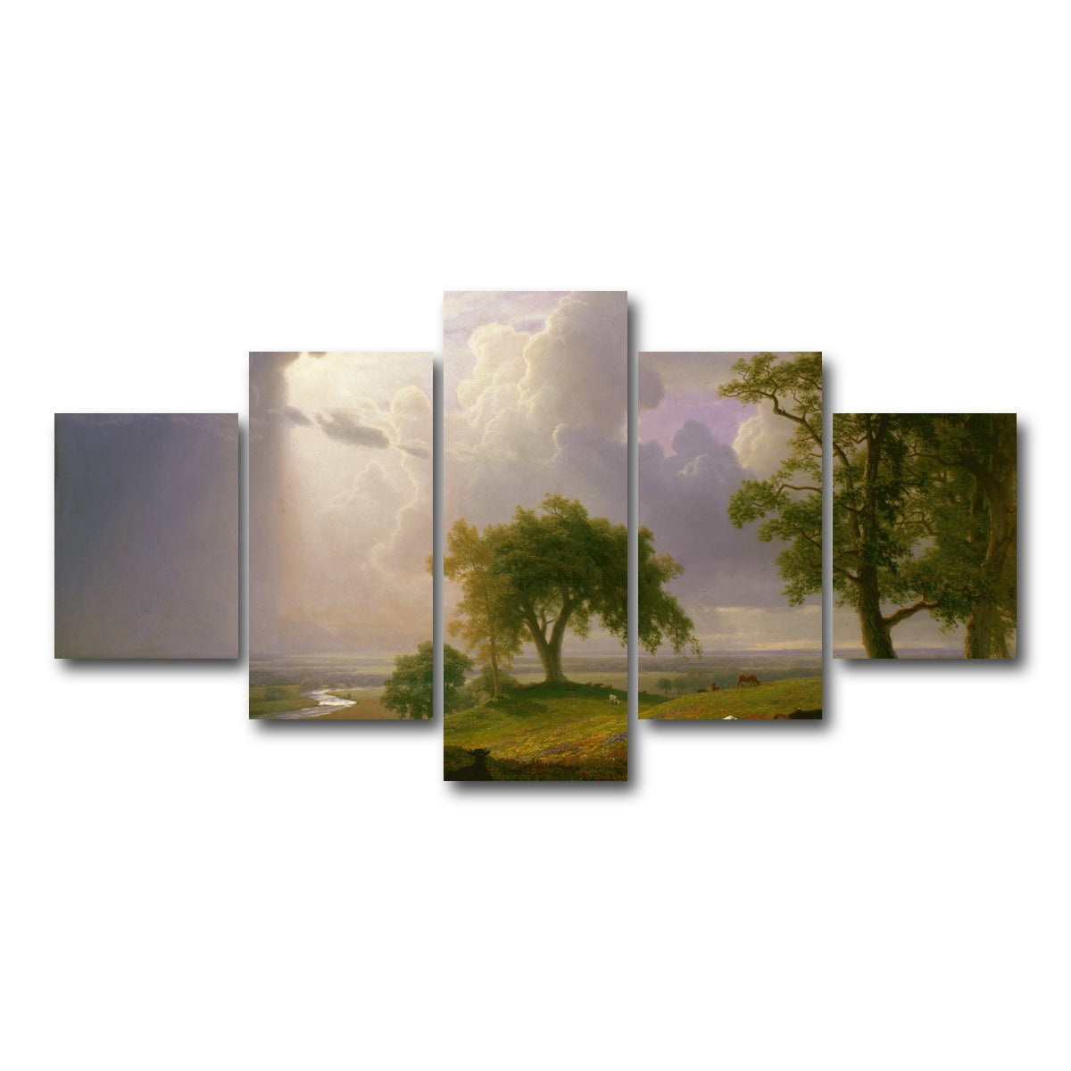 AUTO-MOCKUP WHITE | California Spring | 5 Piece | Gallery Wrap Canvas | group=5_short