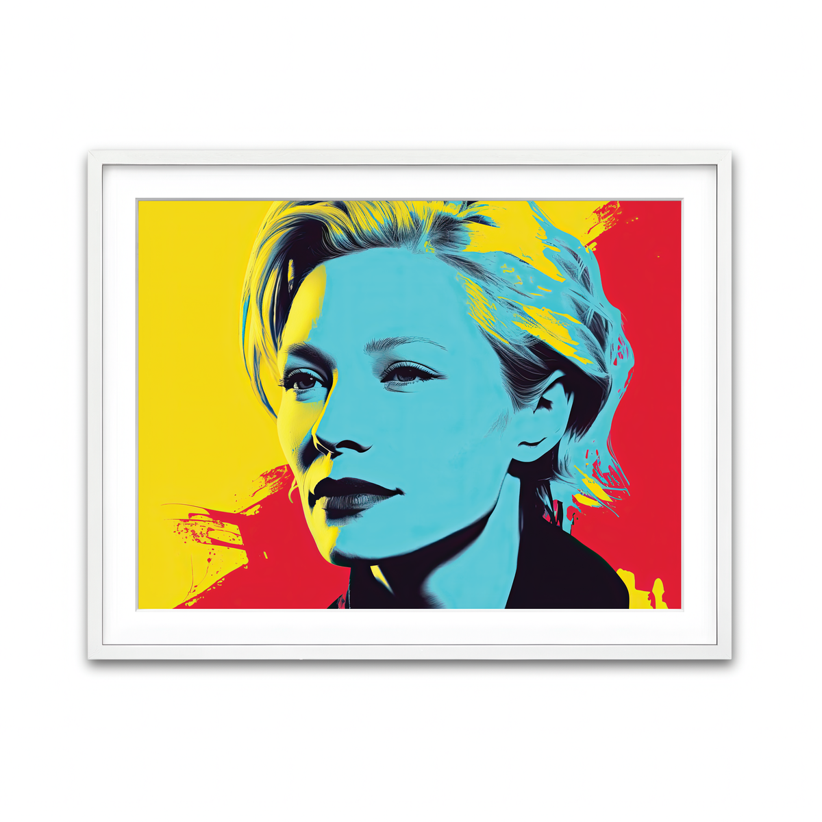 Framed Print 4x3 White