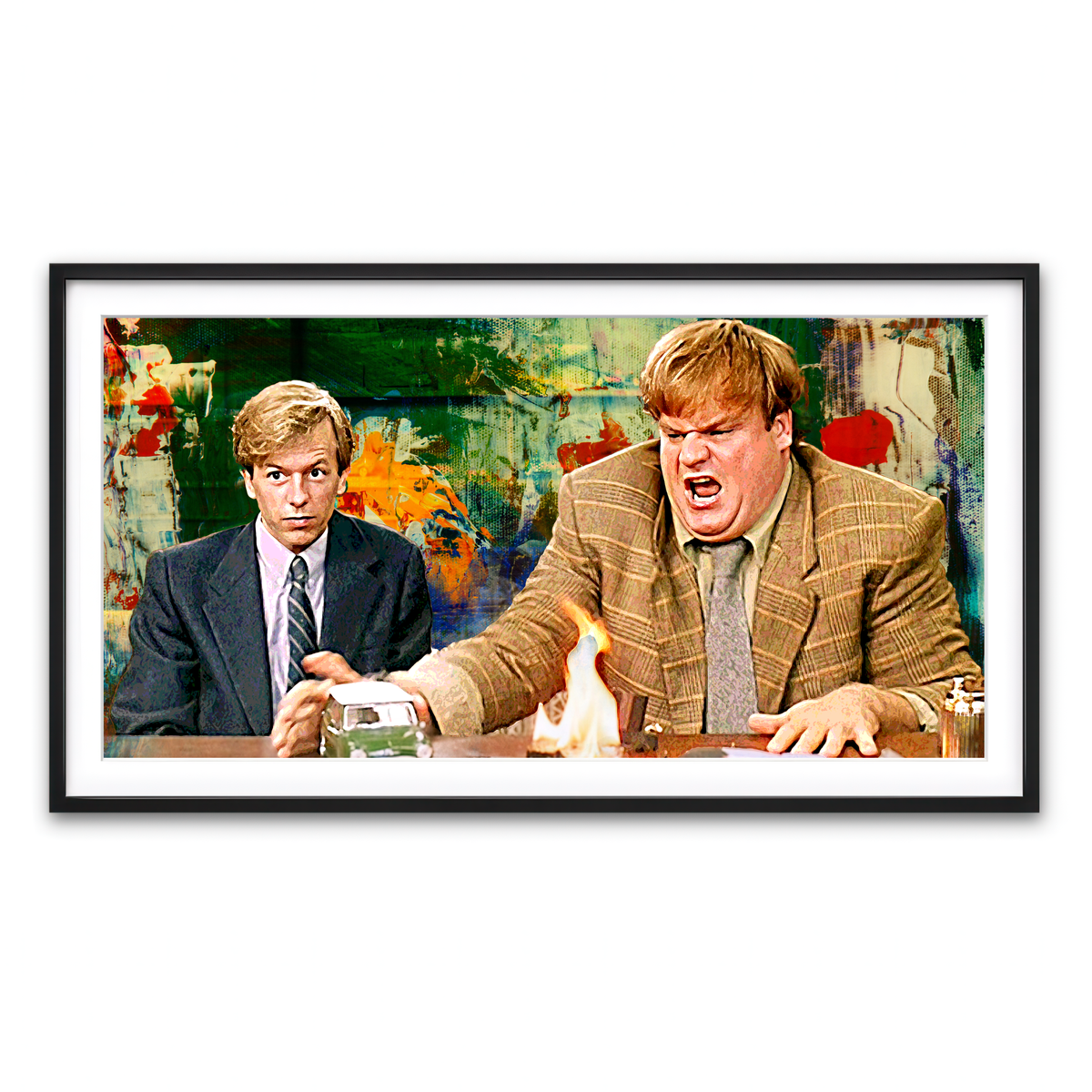 Framed Print 2x1 Black