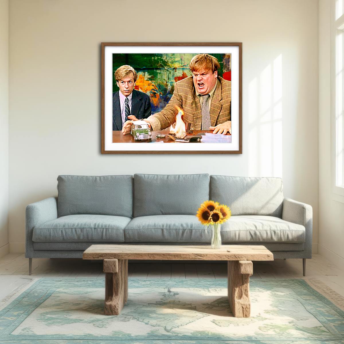 AUTO-MOCKUP ROOM | Callahan Sales Pitch Go Green Wall Art