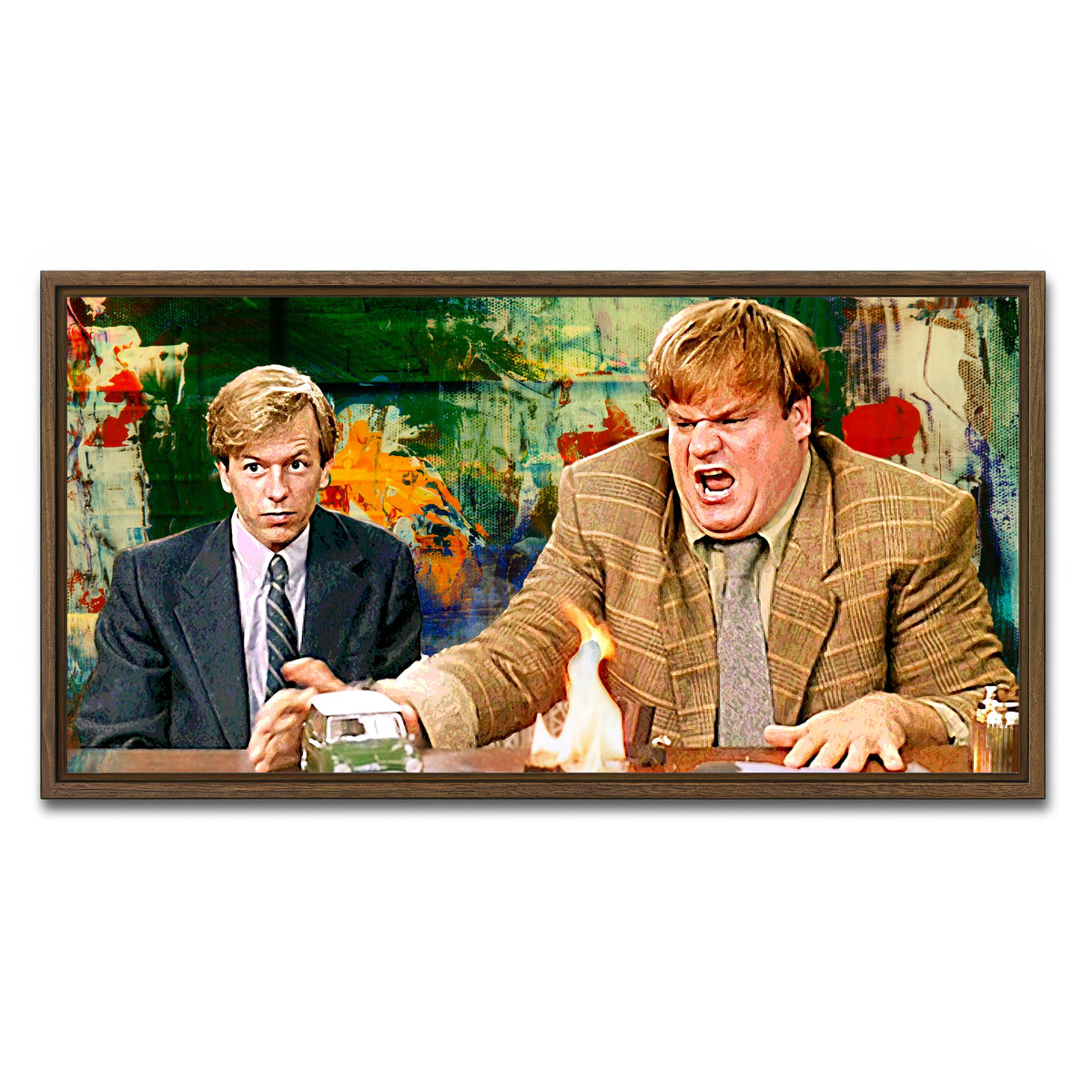 AUTO-MOCKUP WHITE | Callahan Sales Pitch Go Green | 1 Piece | Walnut Framed Canvas | group=2x1