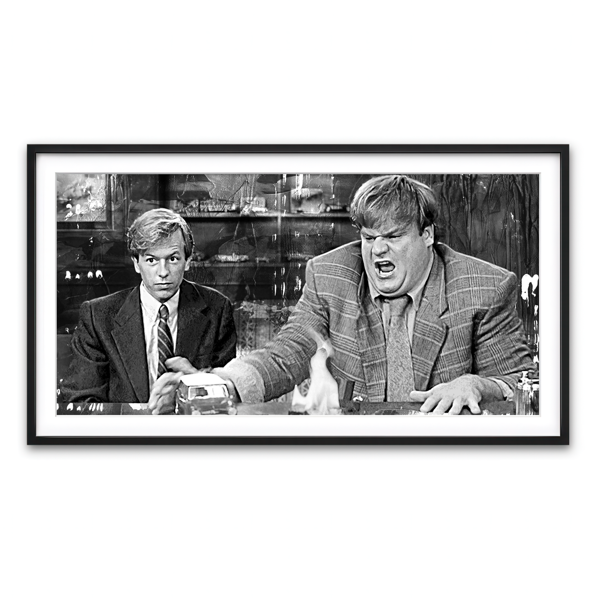 Framed Print 2x1 Black