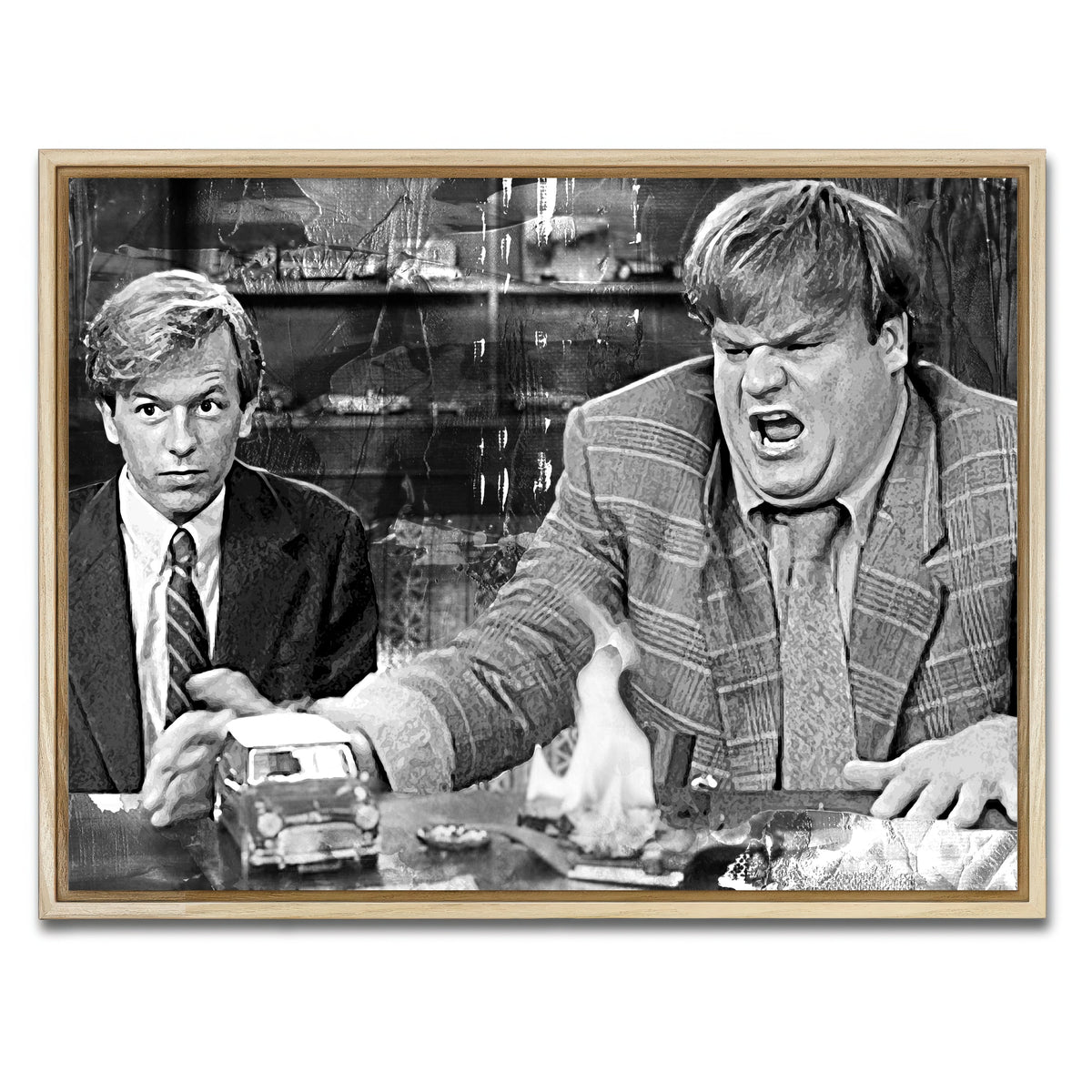 AUTO-MOCKUP WHITE | Callahan Sales Pitch Grayscale | 1 Piece | Natural Framed Canvas | group=4x3