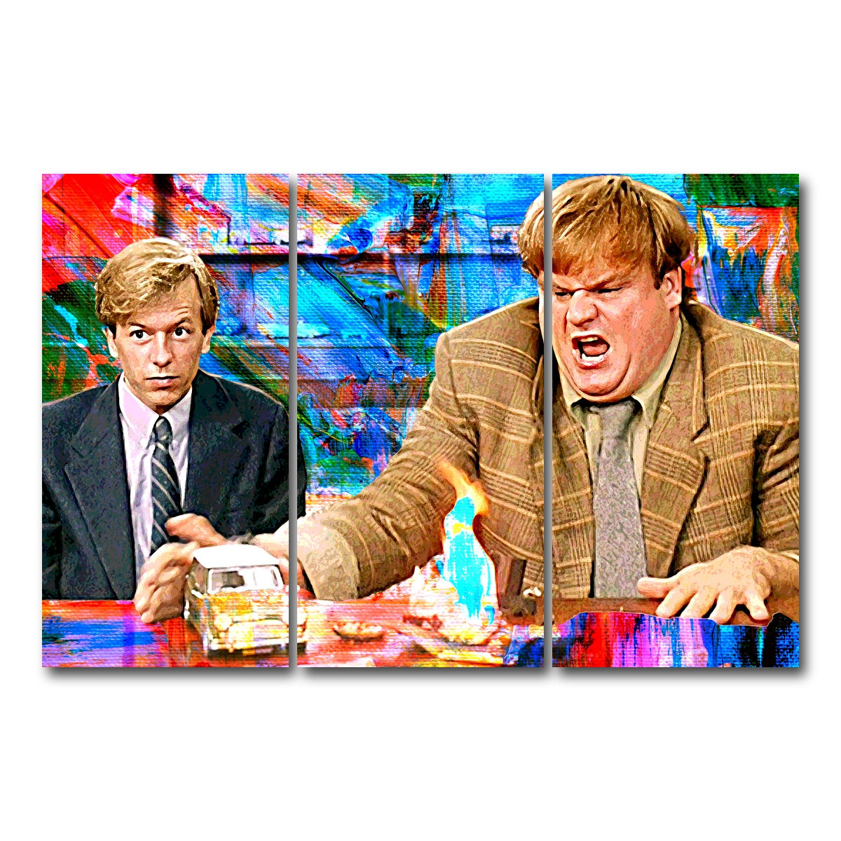 AUTO-MOCKUP WHITE | Callahan Sales Pitch Pastel | 3 Piece | Gallery Wrap Canvas | group=12x24