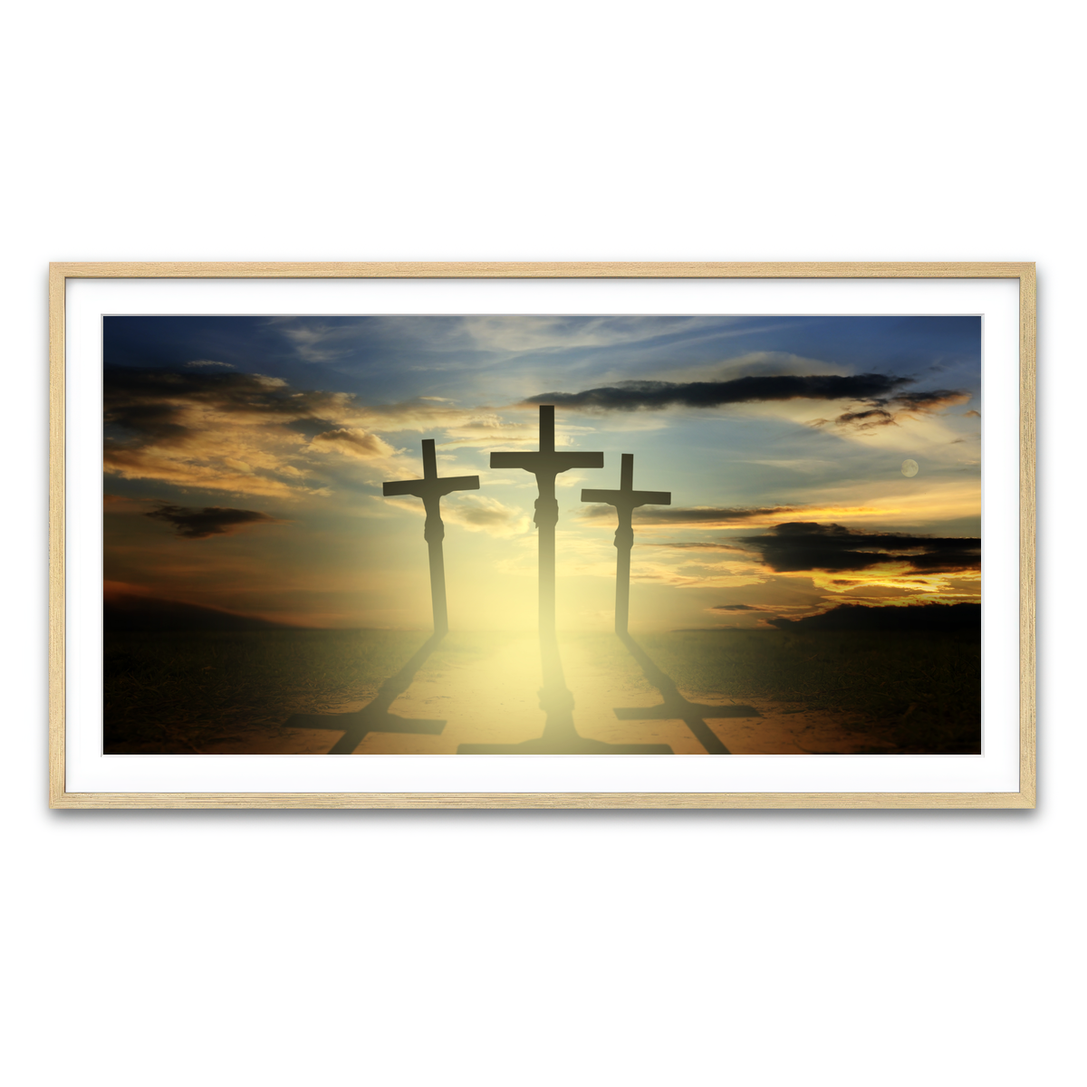 Framed Print 2x1 Natural