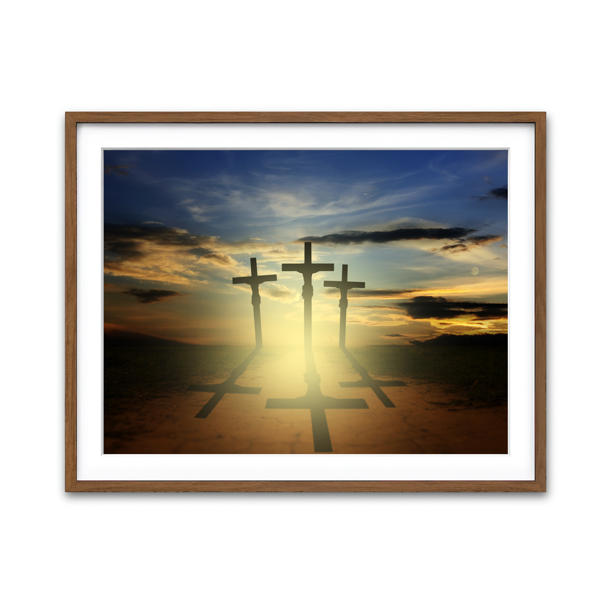 Framed Print 4x3 Walnut