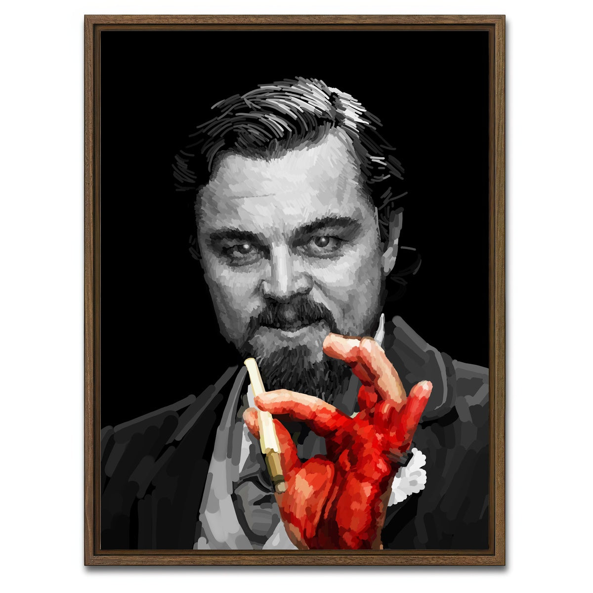 AUTO-MOCKUP WHITE | Calvin Candie | 1 Piece | Walnut Framed Canvas | group=3x4