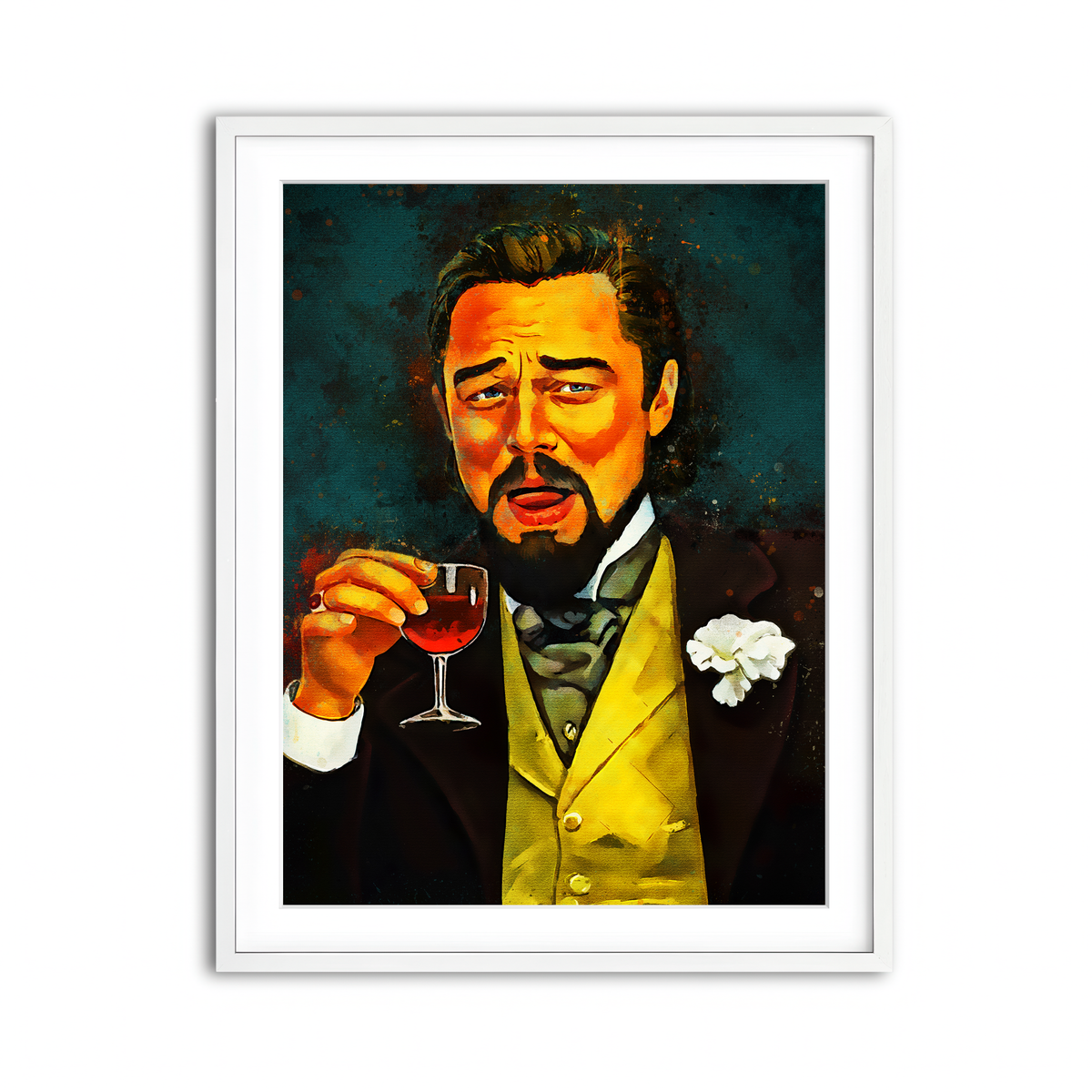 Framed Print 3x4 White