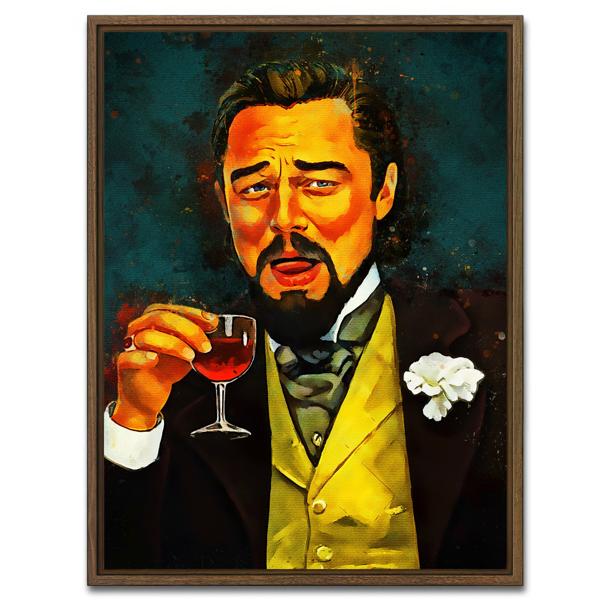 AUTO-MOCKUP WHITE | Calvin Candy Painting | 1 Piece | Walnut Framed Canvas | group=3x4