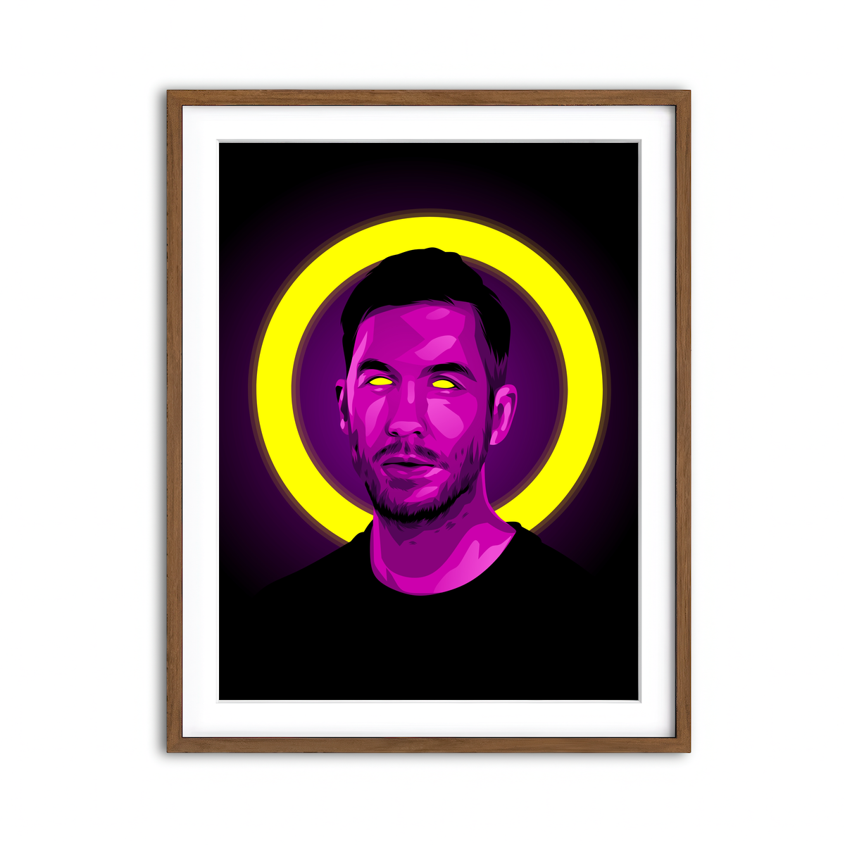 Framed Print 3x4 Walnut