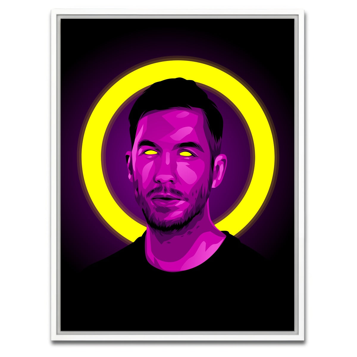 AUTO-MOCKUP WHITE | Calvin Harris | 1 Piece | White Framed Canvas | group=3x4