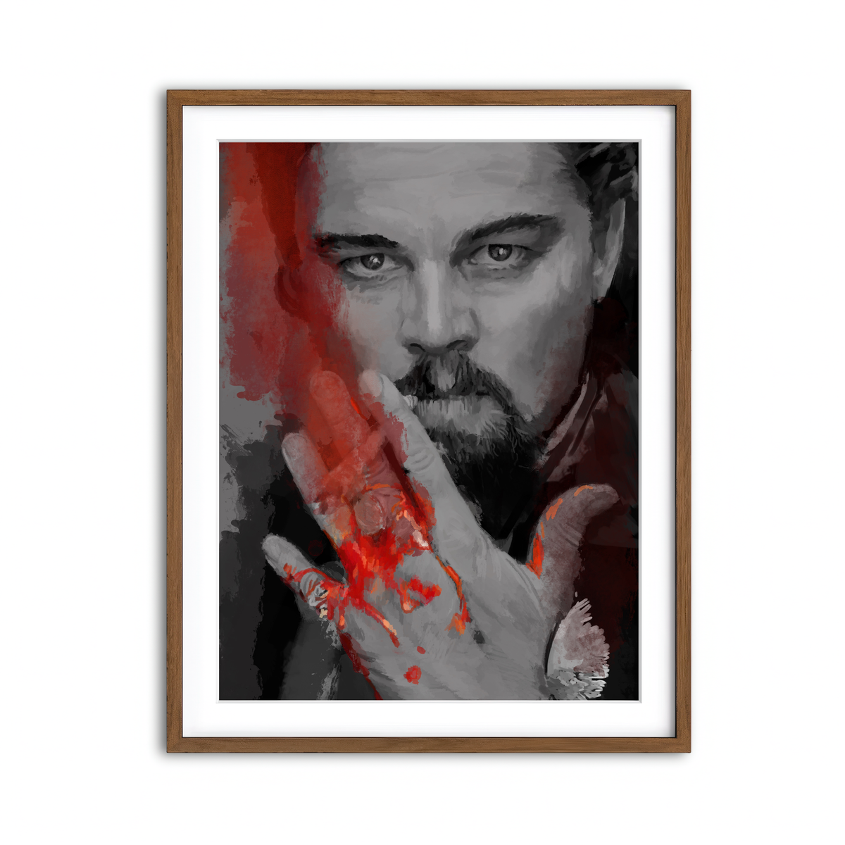 Framed Print 3x4 Walnut