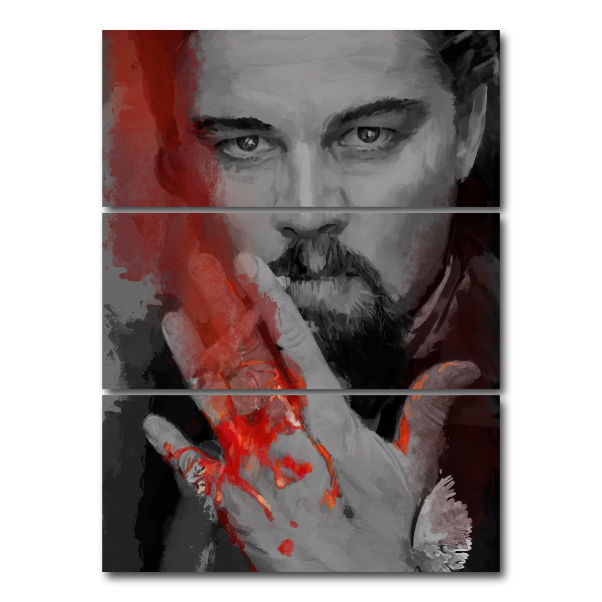 AUTO-MOCKUP WHITE | Calvin | 3 Piece | Gallery Wrap Canvas | group=8x18_stacked