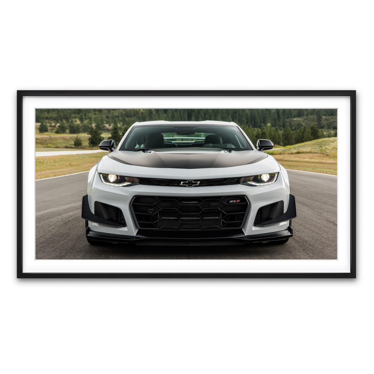 Framed Print 2x1 Black