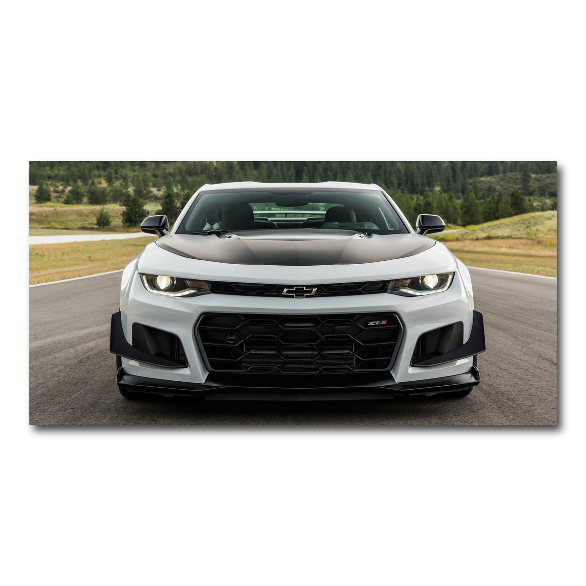 AUTO-MOCKUP WHITE | Camaro ZL1 | 1 Piece | Gallery Wrap Canvas | group=2x1