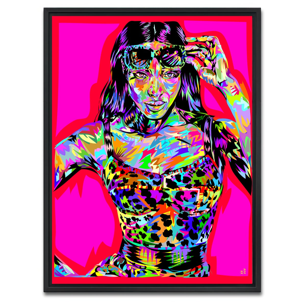 AUTO-MOCKUP WHITE | Cambell | 1 Piece | Black Framed Canvas | group=3x4