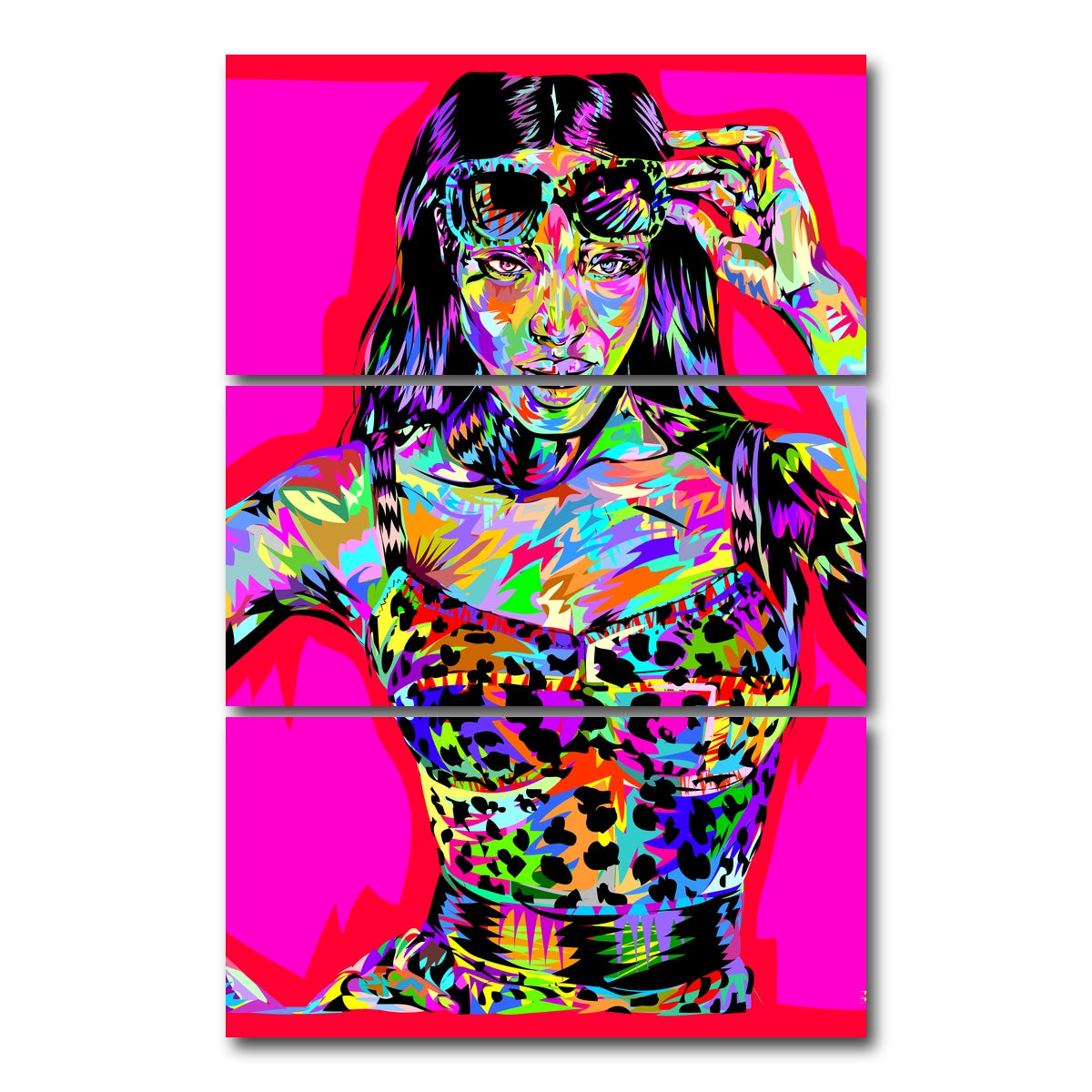 AUTO-MOCKUP WHITE | Cambell | 3 Piece | Gallery Wrap Canvas | group=12x24_stacked